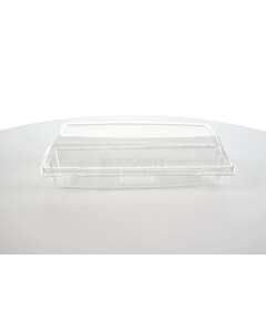 Side Hinged Baguette Box rPET Clear 260 x 100 x 75mm