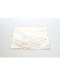 Film Front Bags White/Clear 152.4 x 152.4mm (6 x 6")
