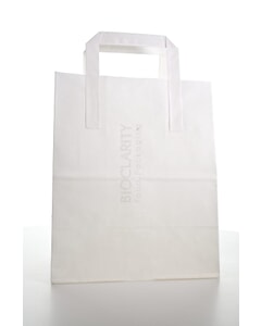 Paper SOS Bag White Kraft 254 x 203.2mm (10 x 8")