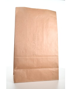 Paper SOS Bag No Handle Brown 255 x 140 x 405mm (10 x 5.5 x 15.75")