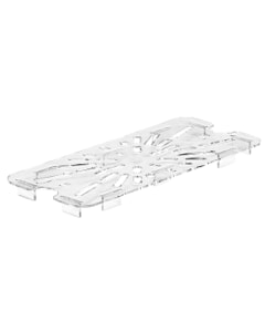 Gastronorm 1/3 Drain Plate Polycarbonate Clear