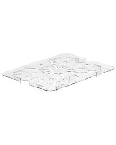 Gastronorm 1/2 Drain Plate Polycarbonate Clear