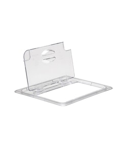 Cambro Polycarbonate Clear 1/2 GN Notched FlipLid