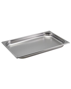 S/St Gastronorm Pan 1/1 40mm Deep - 530 x 325mm