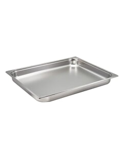 S/St Gastronorm Pan 2/1 65mm Deep - 650 x 530mm