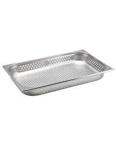 Perforated S/St Gastronorm Pan 1/1 - 65mm Deep - 530 x 325mm
