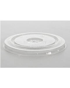 Flat Lid with Hole rPET Clear 12oz