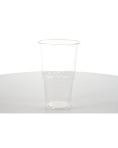 Disposable Pint To Line Tumbler rPET Clear 21oz