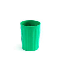 Fluted Tumbler Polycarbonate Green 9oz 250ml