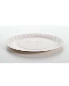 Disposable Paper Plate White 177.8mm (7")