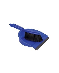 Soft Bristle Dustpan & Brush Set PP Blue
