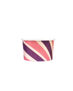 Ice Cream Tubs Multi Colour 6oz