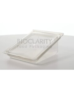 Gateaux Slice Box Hinged PP Clear 119 x 93 x 50mm