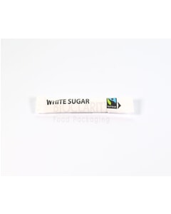 Nutshell Fairtrade White Sugar Sticks 3g