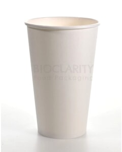 Single Wall Hot Cup PE Lined White 16oz