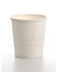 Single Wall Hot Cup PE Lined White 4oz